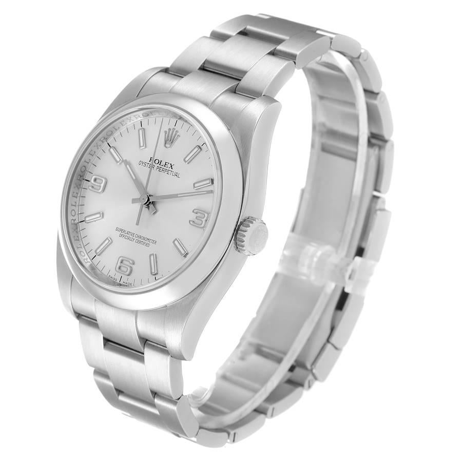 rolex silver oyster perpetual