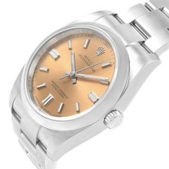 Rolex Oyster Perpetual 36 White Grape Dial Men's Watch 116000 Box Card