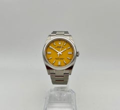 Rolex Oyster Perpetual 36 Yellow 2022 Bart Simpson New box papers