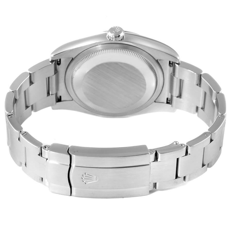 Rolex Oyster Perpetual Blue Dial Steel Mens Watch 116000 For Sale 5