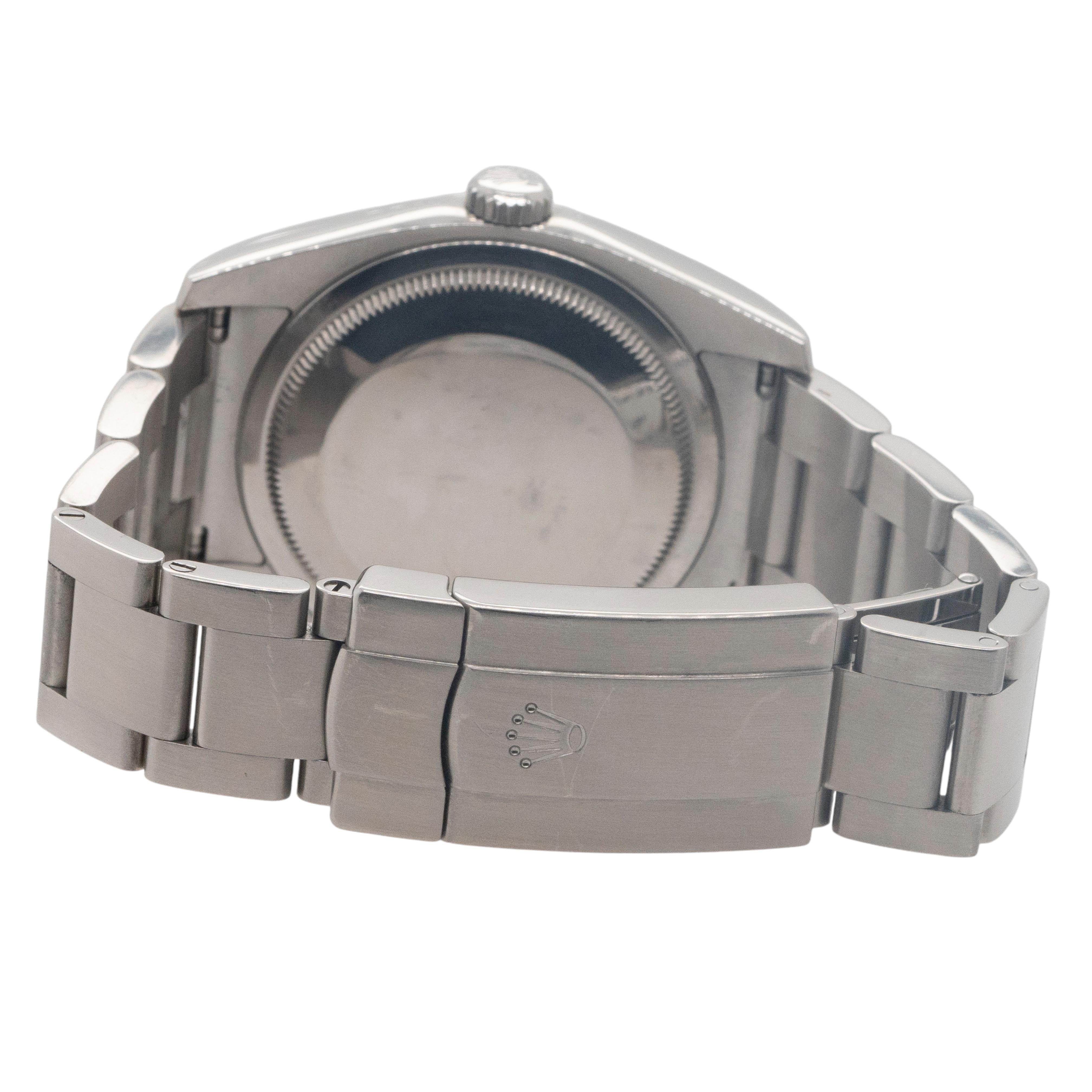 Rolex 11600 Oyster Perpetual 36mm Cadran raisin Unisexe en vente