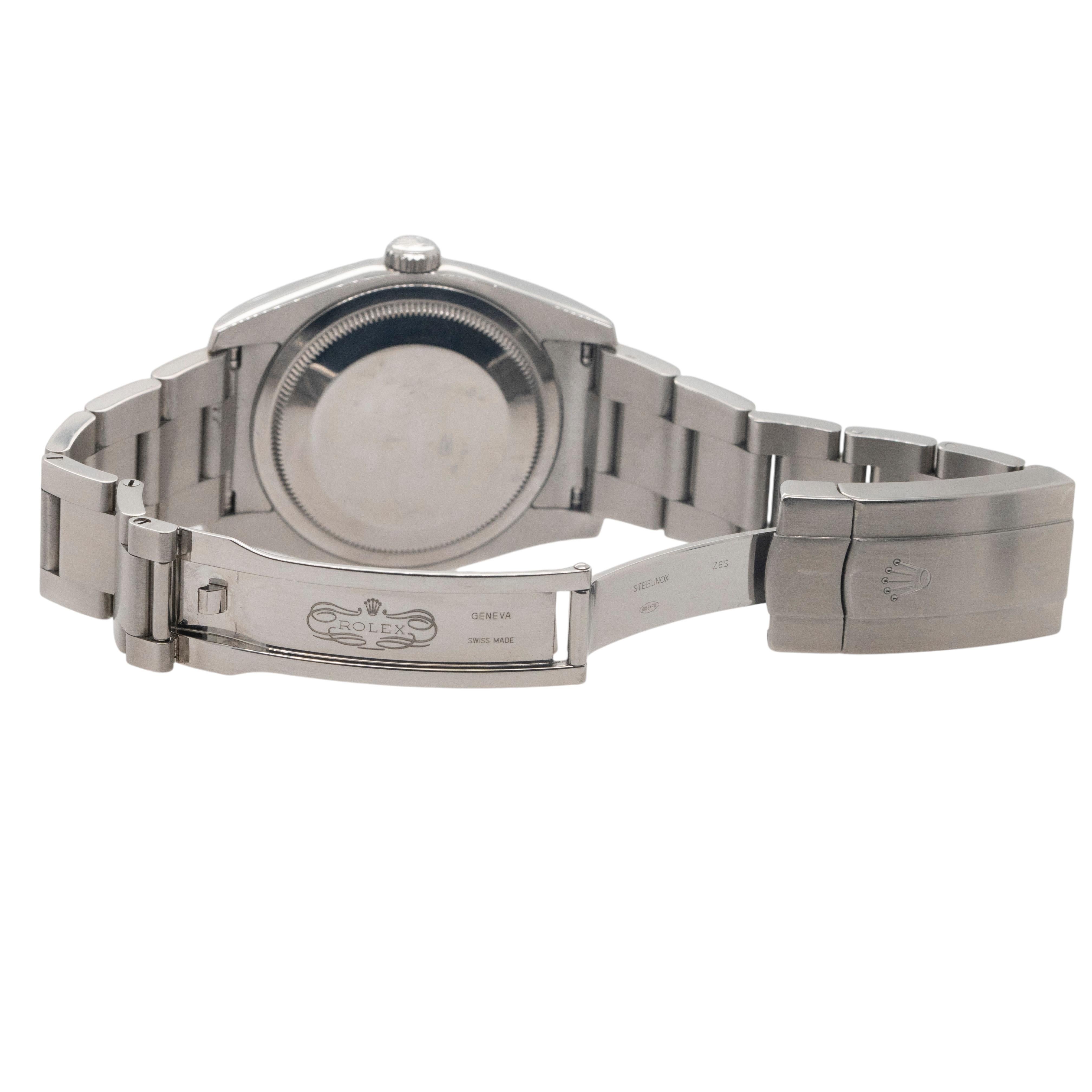 Rolex 11600 Oyster Perpetual 36mm Cadran raisin en vente 1