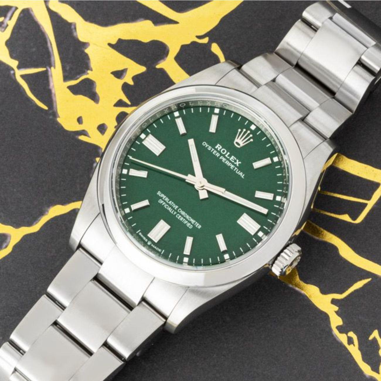 Rolex Oyster Perpetual 36mm Green Dial 126000 3
