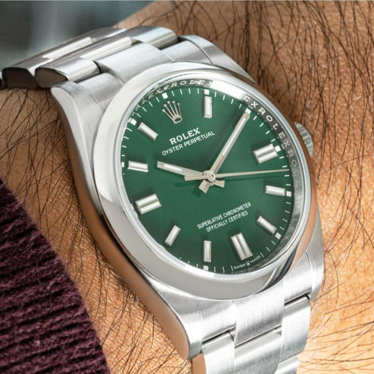 Rolex Oyster Perpetual 36mm Green Dial 126000 4