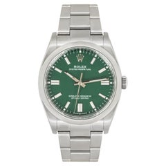 Rolex Oyster Perpetual 36mm Green Dial 126000