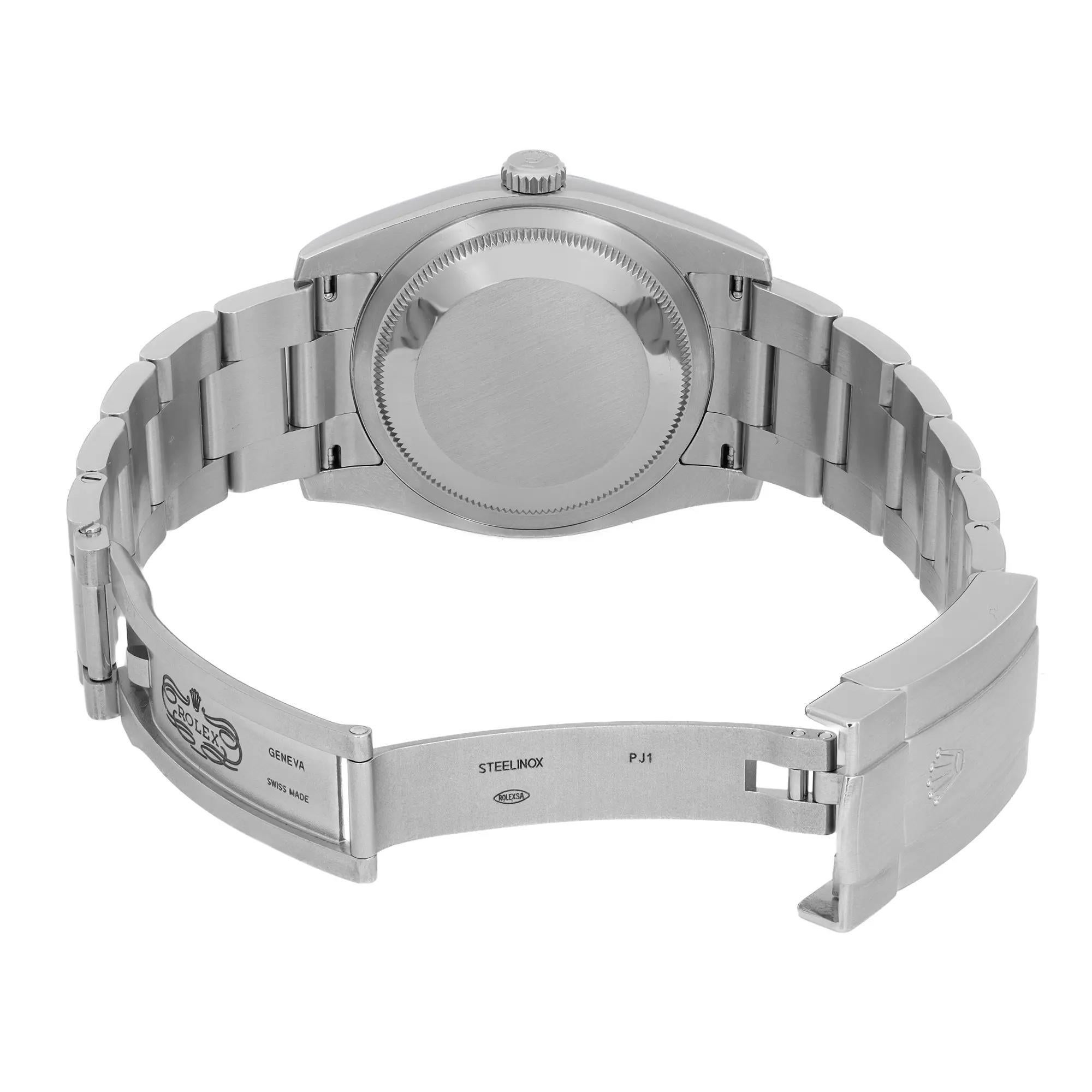 Rolex Oyster Perpetual 36mm Steel Concentric Silver Dial Mens Watch 116000 For Sale 1