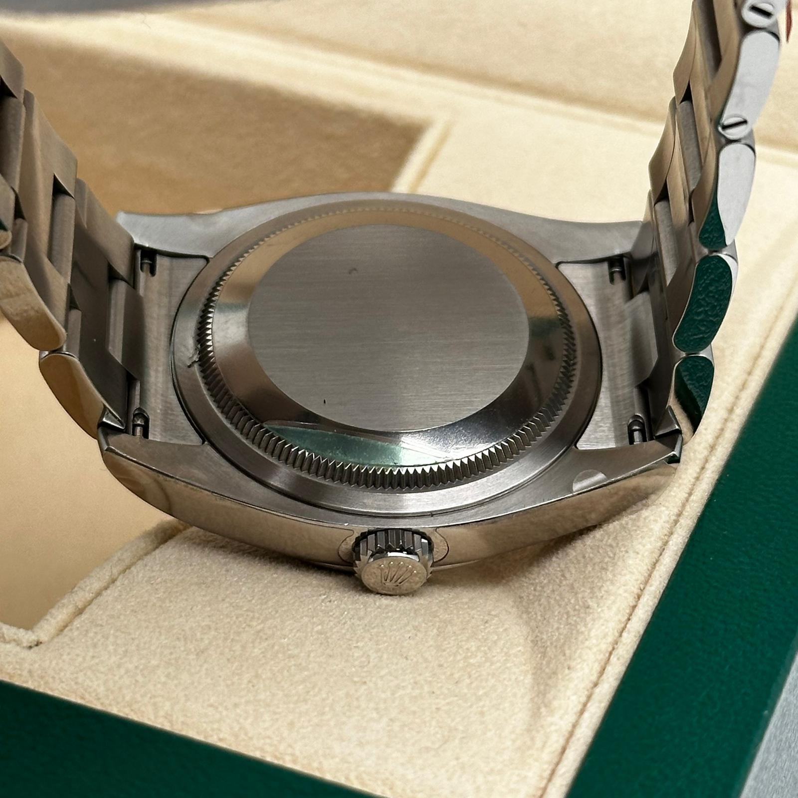 Rolex Oyster Perpetual 36mm Steel Gray Dial Automatic Men Watch 116000 Unworn 5
