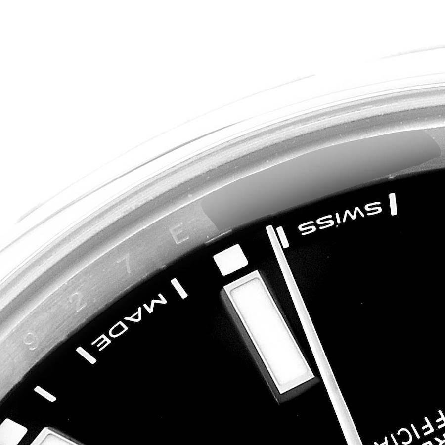 Rolex Oyster Perpetual 39 Black Dial Steel Men's Watch 114300 Unworn For Sale 2