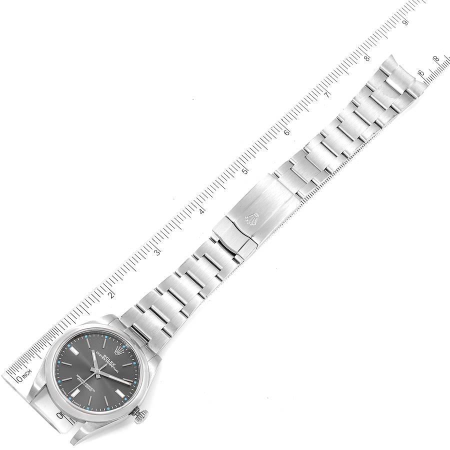 Rolex Oyster Perpetual 39 Rhodium Dial Steel Mens Watch 114300 For Sale 2