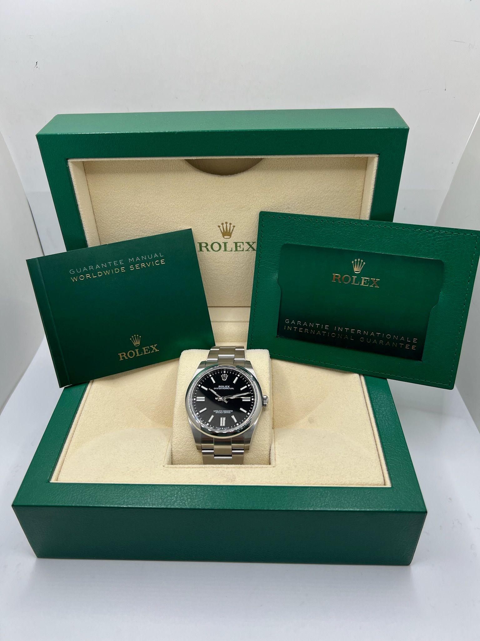 Rolex Oyster Perpetual 41 Full Set 2022 For Sale 11