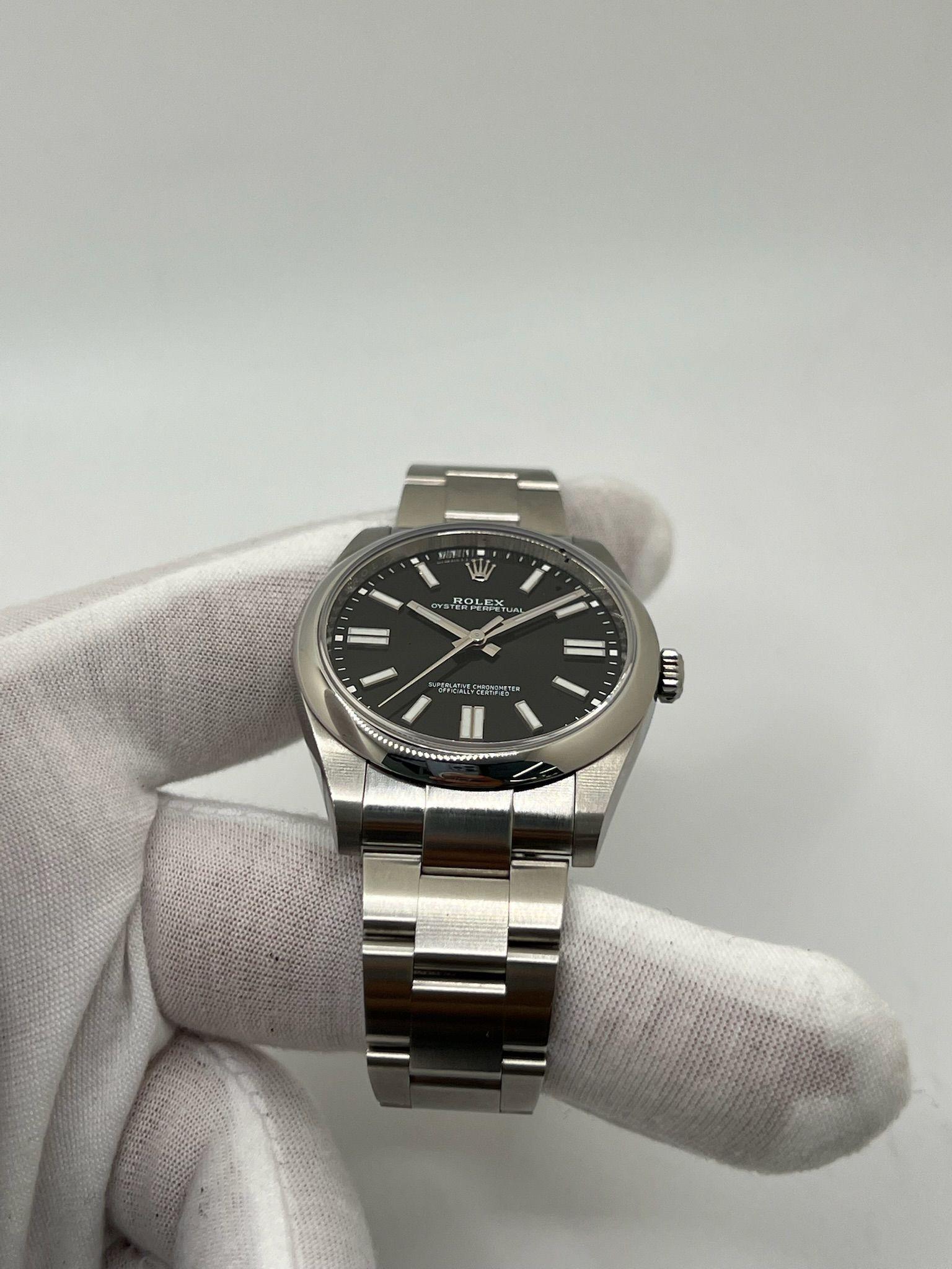 Rolex Oyster Perpetual 41 Full Set 2022 For Sale 4