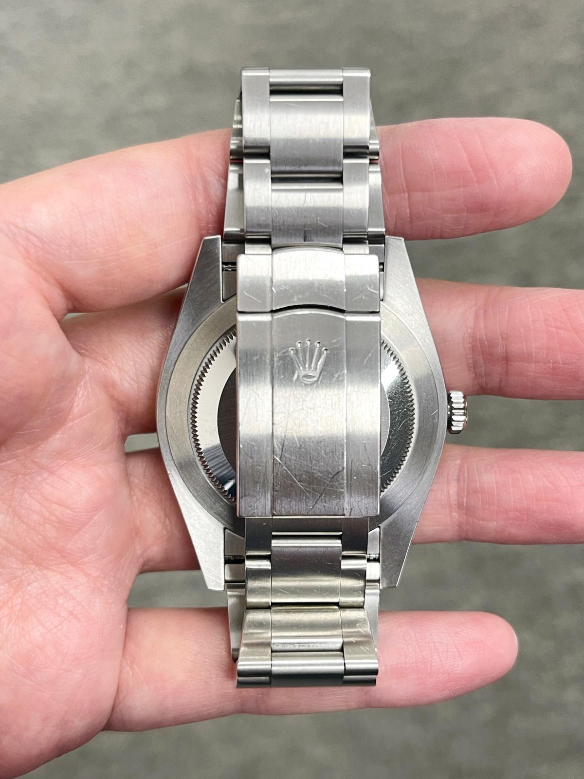 Rolex Oyster Perpetual 41 Oystersteel Green Dial For Sale 3