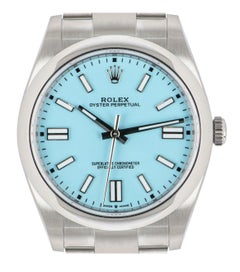 Rolex Oyster Perpetual 41 Tiffany Blue Dial 124300