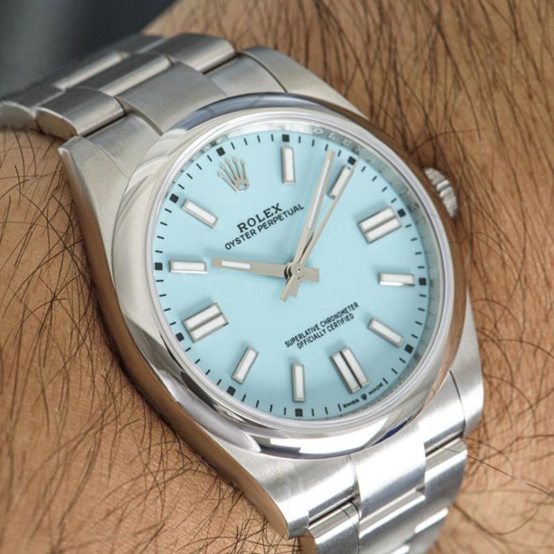 Rolex Oyster Perpetual 41 Tiffany Blue Dial 124300 2