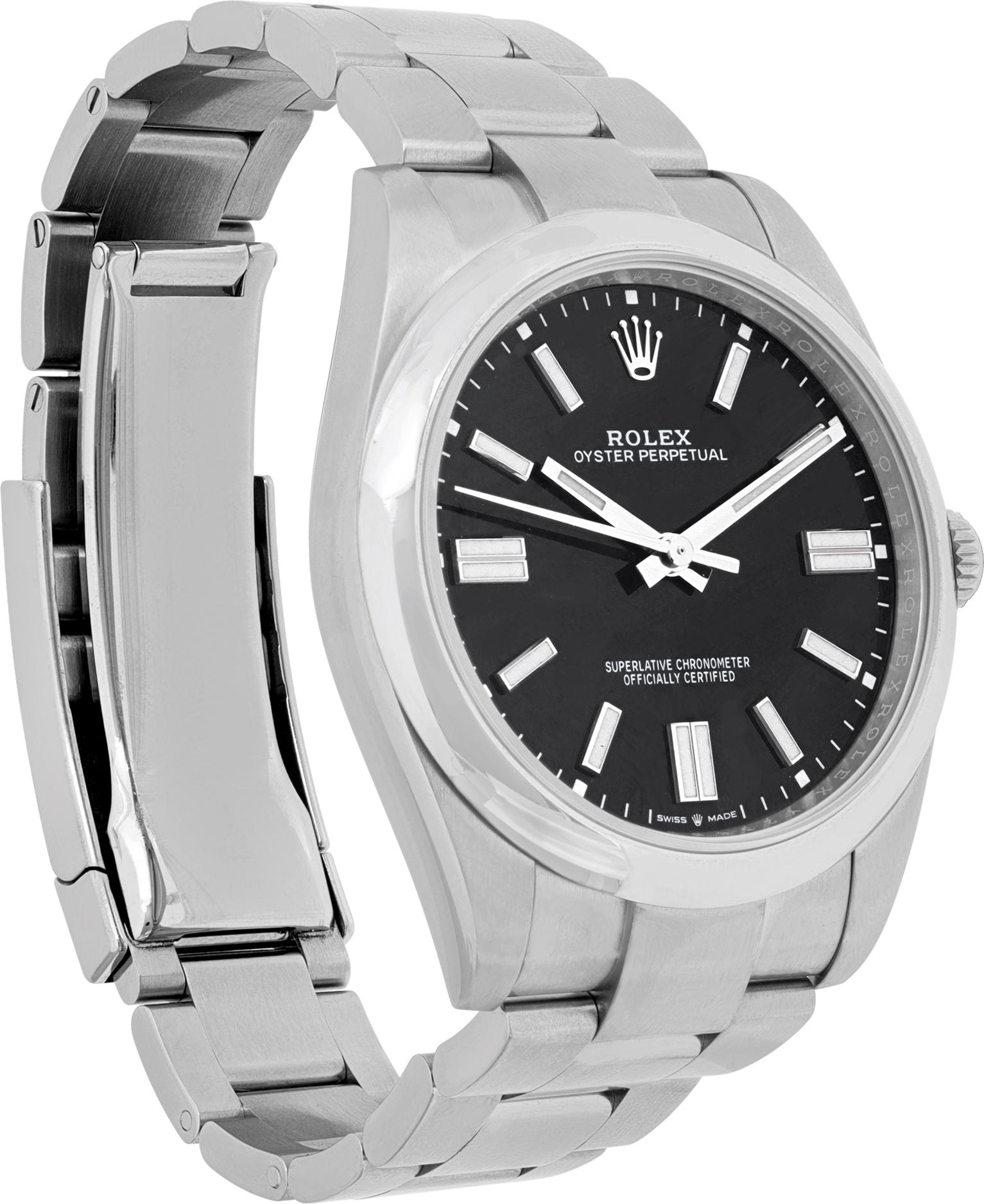 Rolex Oyster Perpetual 41mm 124300 In Excellent Condition In Surfside, FL