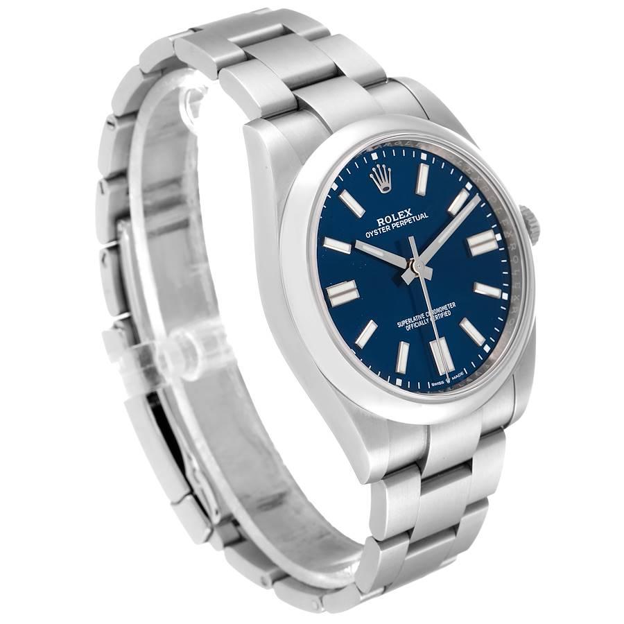 rolex oyster perpetual 41 blue