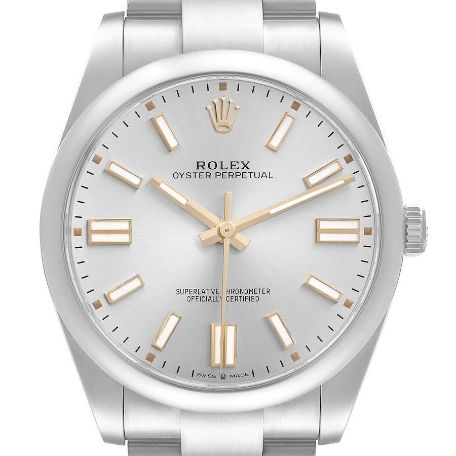 Rolex Oyster Perpetual Automatic Steel Mens Watch 124300 Box Card