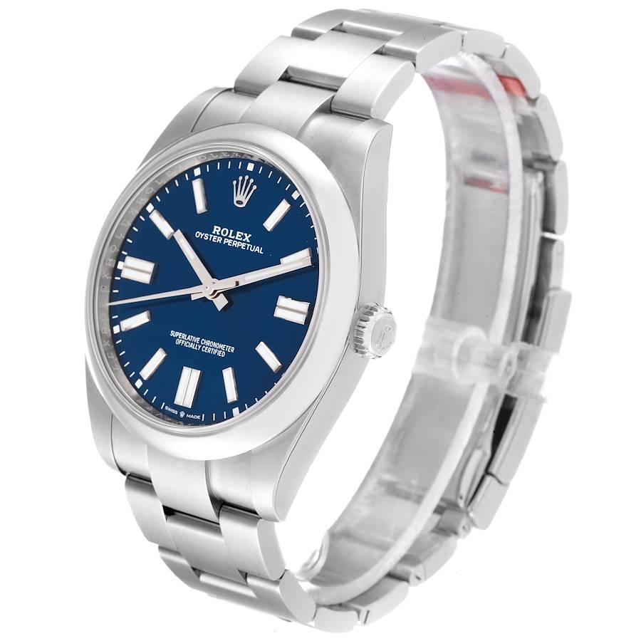 rolex oyster perpetual 41 blue