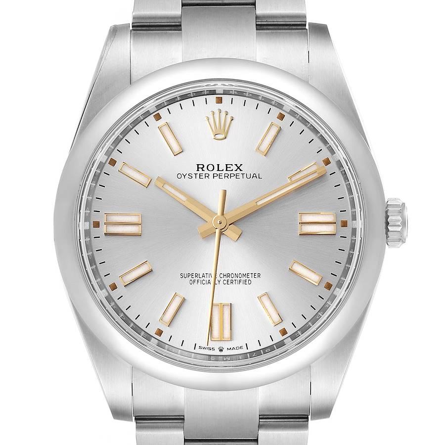 Rolex Oyster Perpetual Automatic Steel Mens Watch 124300 Unworn For Sale