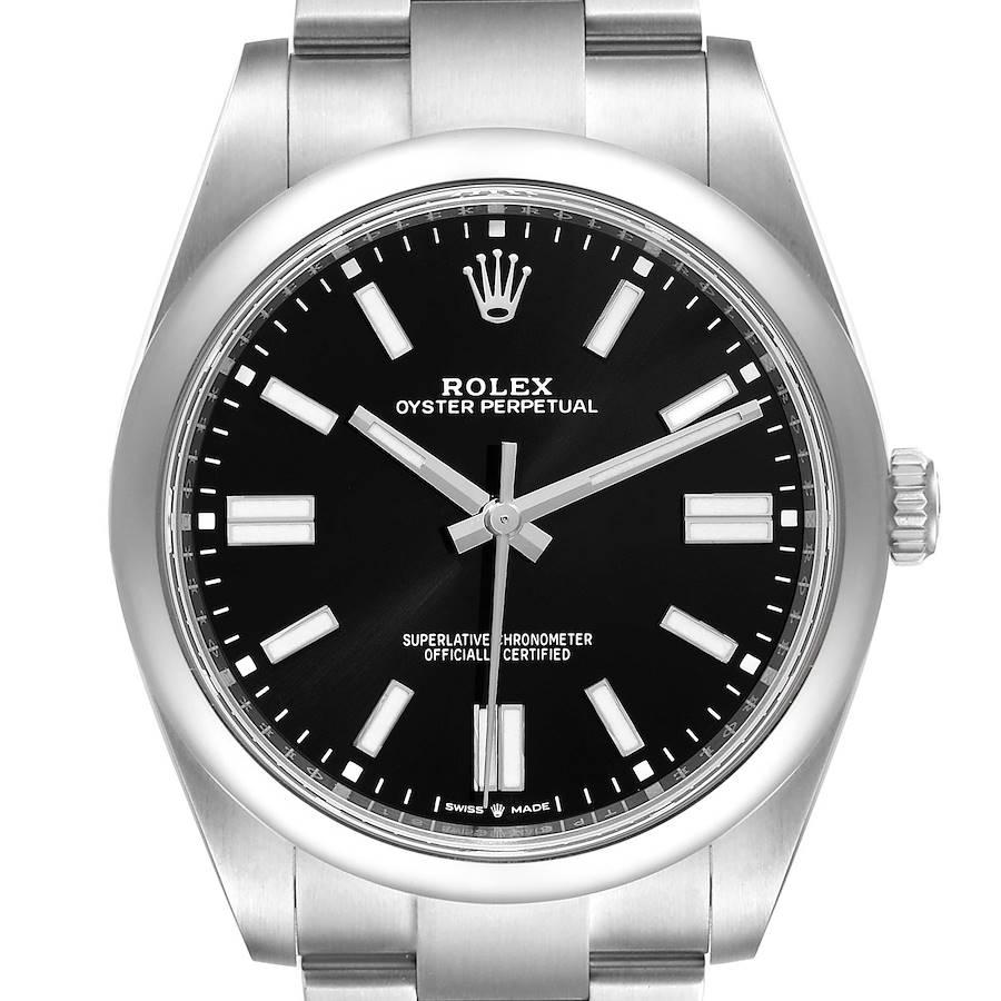 Rolex Oyster Perpetual Automatic Steel Mens Watch 124300 Unworn For Sale