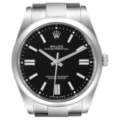 Rolex Montre Oyster Perpetual automatique en acier pour hommes 124300, non portée