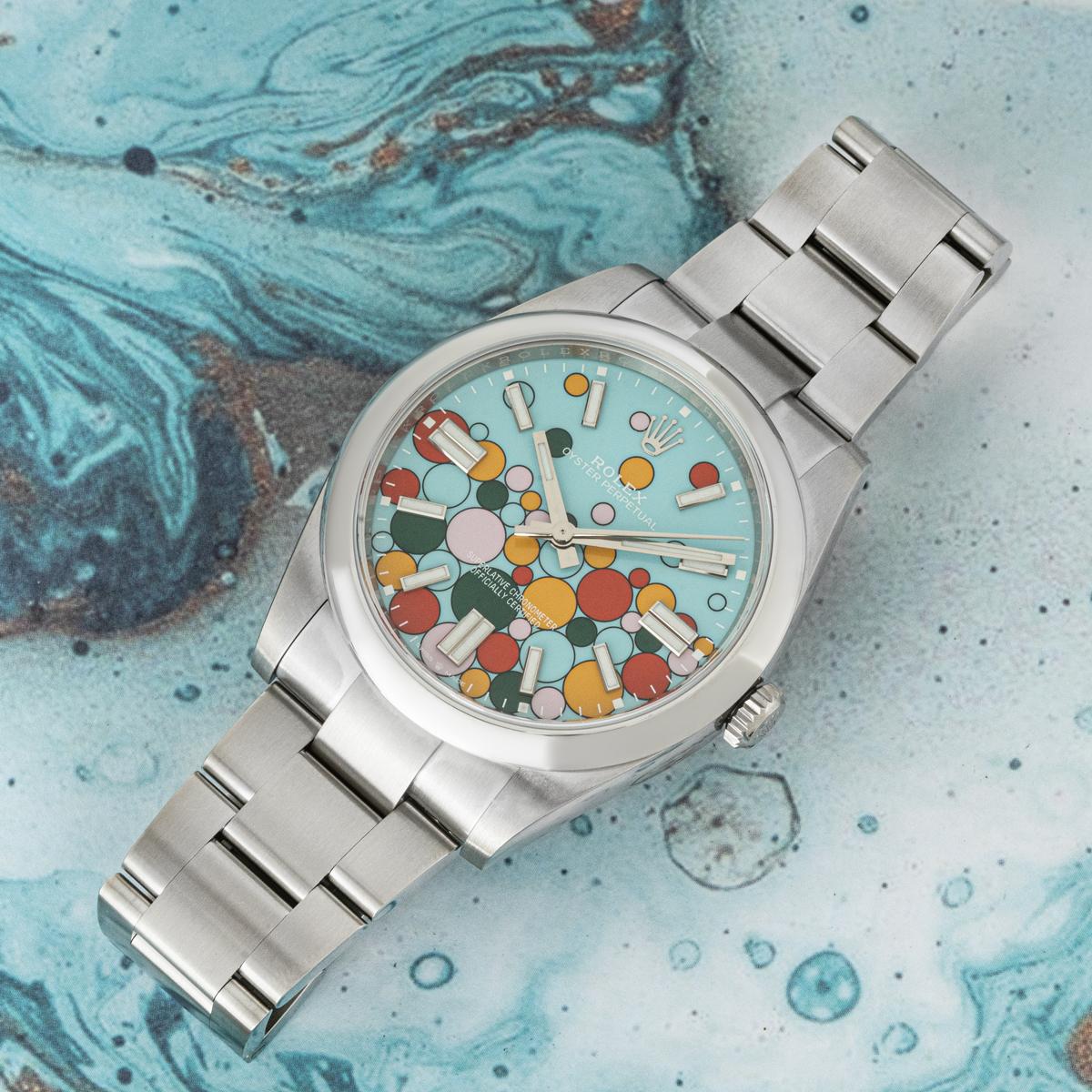 Rolex Oyster Perpetual 41mm Celebration Dial 124300 6