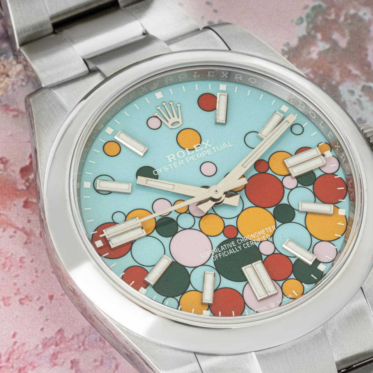 Rolex Oyster Perpetual 41mm Celebration Dial 124300 4