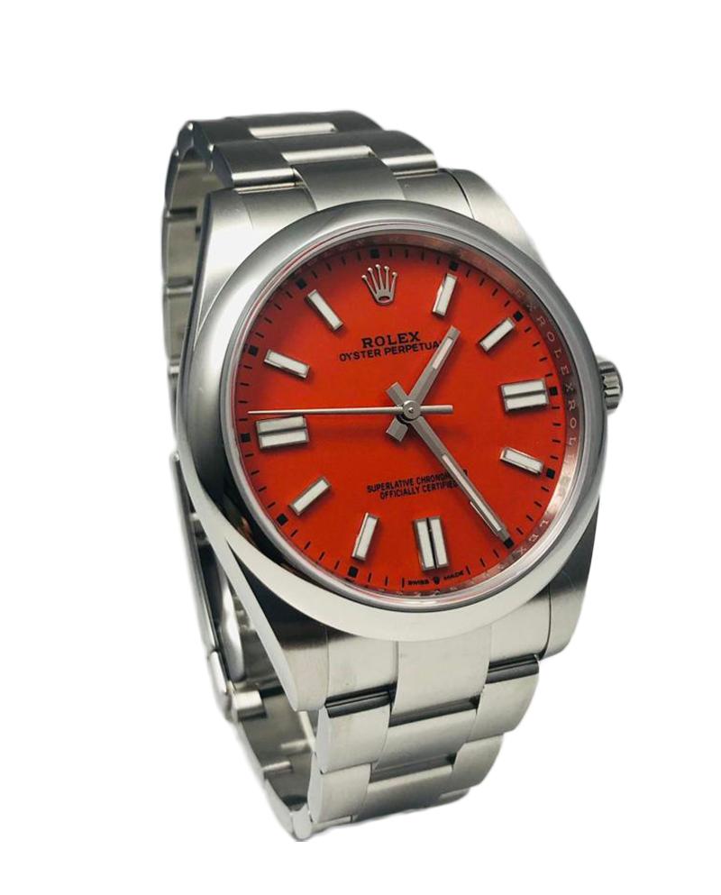 rolex coral red