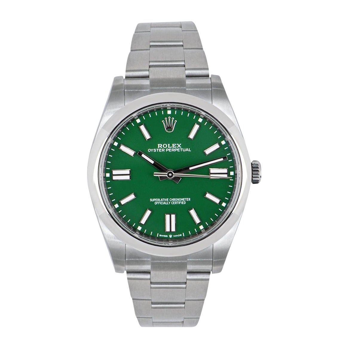 Rolex Oyster Perpetual 41mm Quadrante Verde 124300