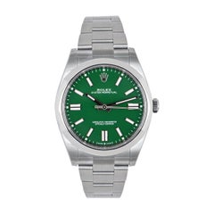 Rolex Oyster Perpetual 41mm Green Dial 134300