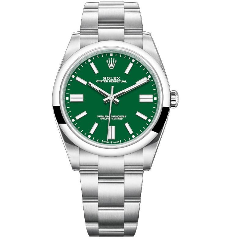 Rolex Oyster Perpetual Men's Watch, 124300 Green In New Condition In Wilmington, DE