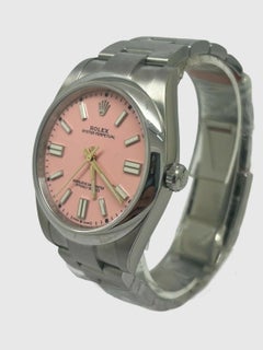 Rolex Oyster Perpetual 41mm Pink Oyster Watch 124300