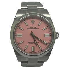 Rolex Oyster Perpetual 41mm Pink Oyster Watch 124300