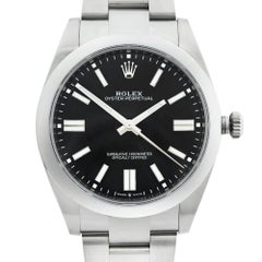 Rolex Oyster Perpetual 41mm Steel Black Dial Automatic Watch 124300