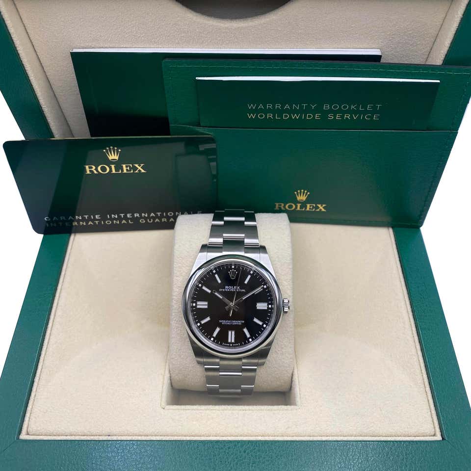 Rolex Oyster Perpetual Ref 124300 Steel Green Dial Watch 41 Mm NEW rolex-oyster-perpetual-ref-124300-steel-green-dial-watch-41-mm-new