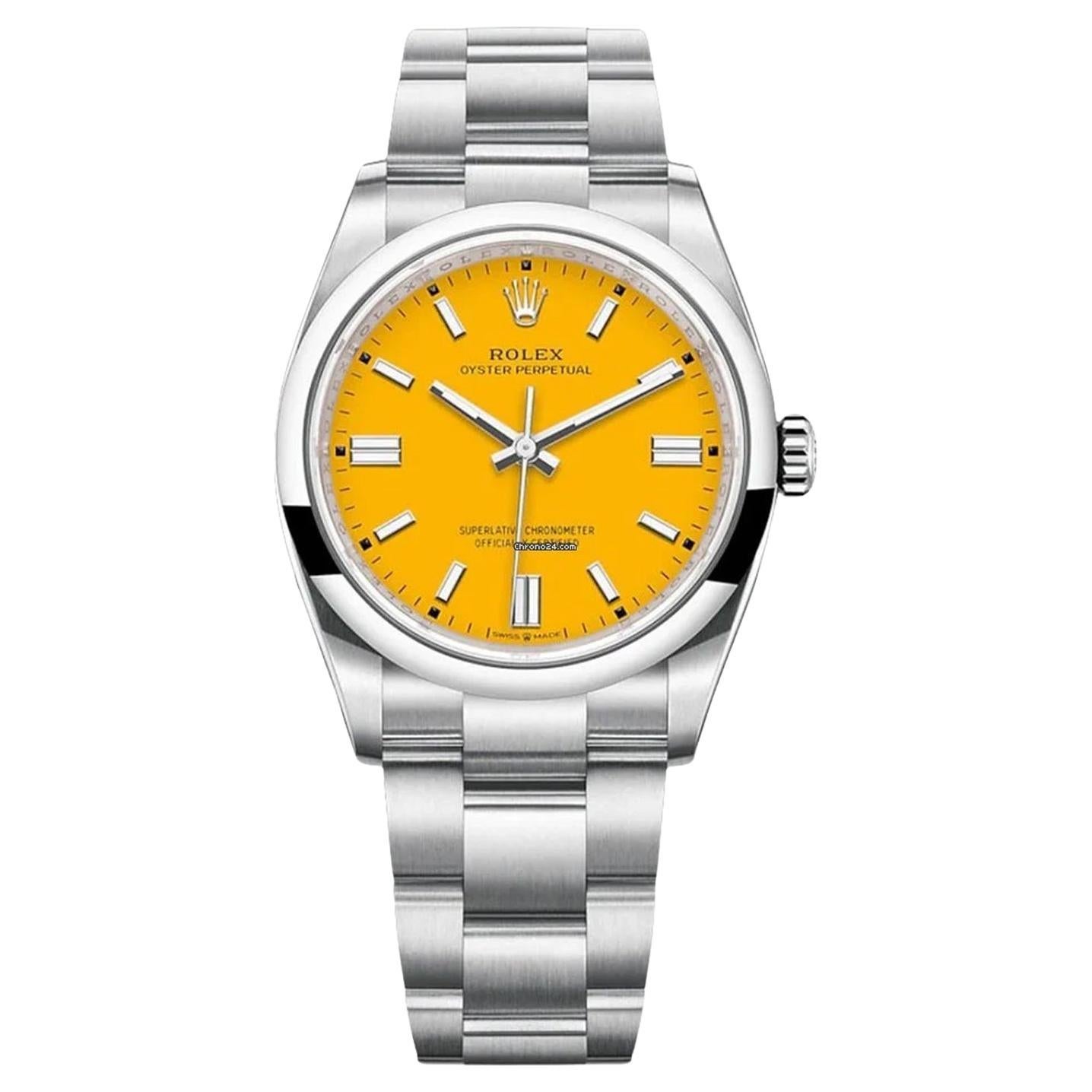 Rolex Men's Oyster Perpetual Stainless Steel Automatic Grey Slate Dial