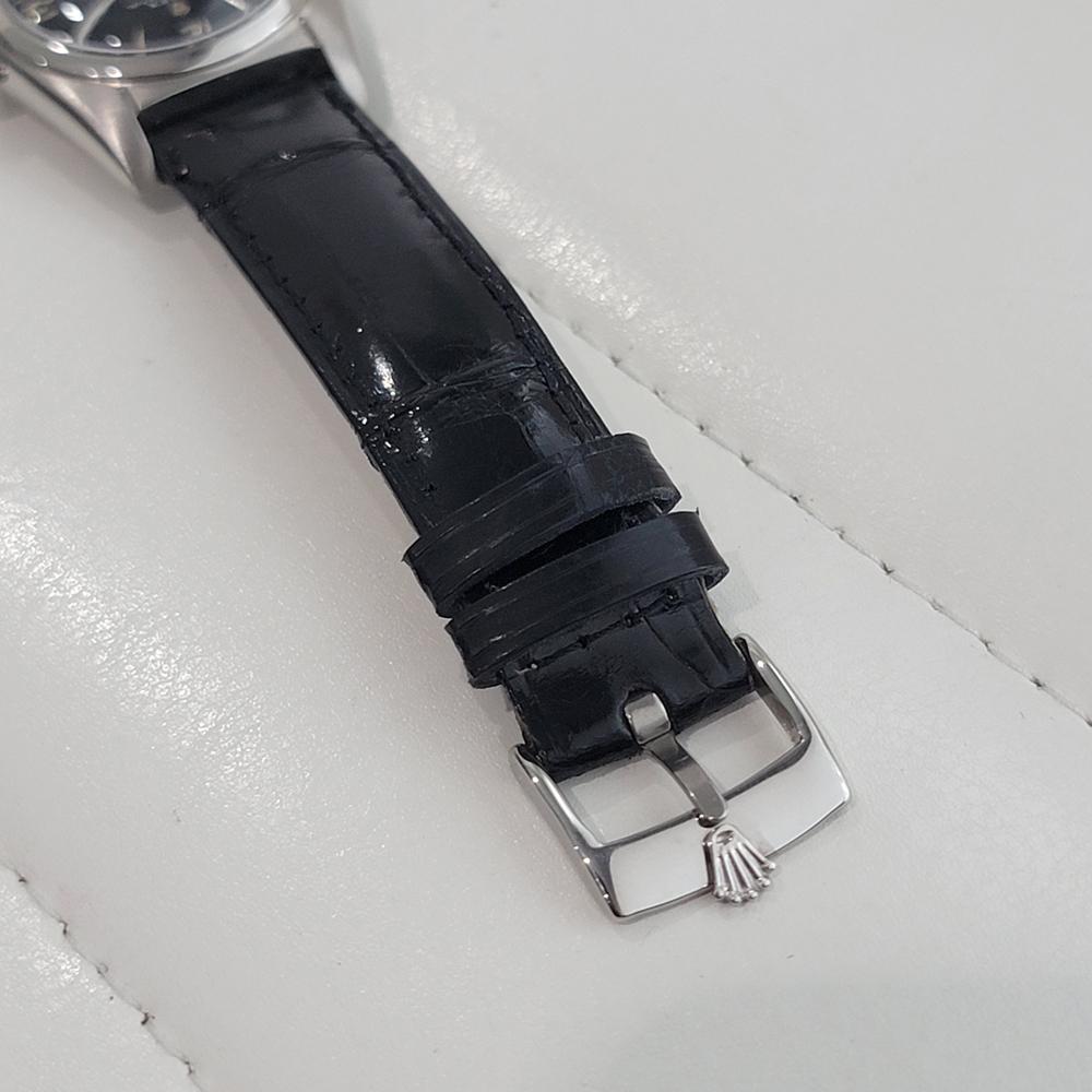 Rolex Oyster Perpetual 5052 34m Bubbleback Mens 1940s Vintage Automatic RA660 en vente 4