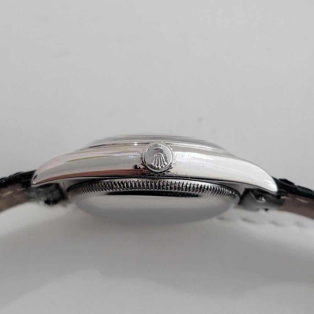 Rolex Oyster Perpetual 5052 34m Bubbleback Mens 1940s Vintage Automatic RA660 en vente 5