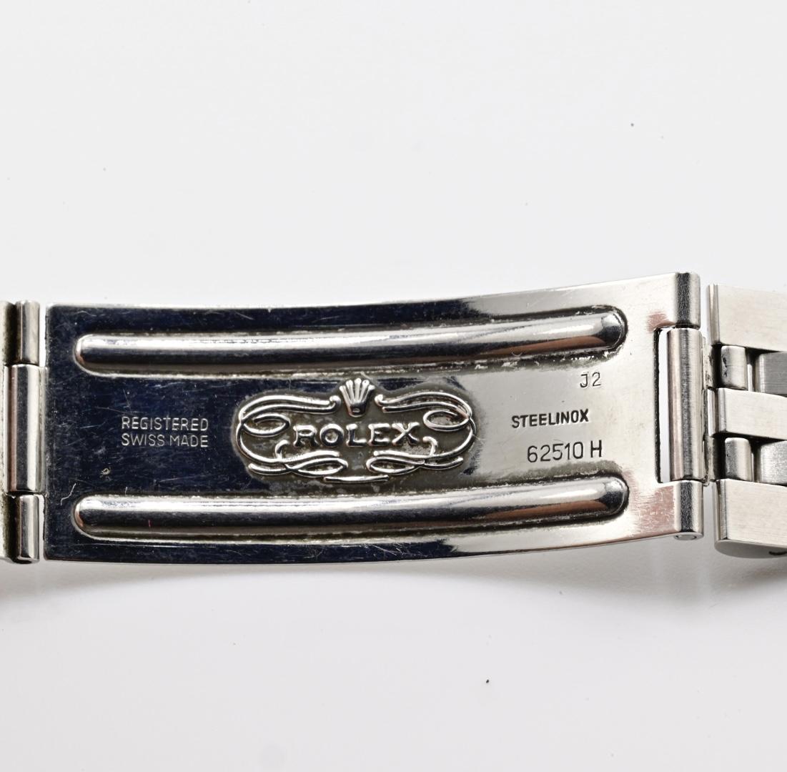 Rolex Oyster Perpetual 6085 Esfera Negra Acero Inoxidable y Bisel Dorado Automático en venta 1