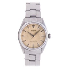 Vintage Rolex Oyster Perpetual 6480, Ivory Dial, Certified and Warranty