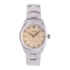 Rolex Oyster Perpetual 6480, Ivory Dial, Certified and Warranty