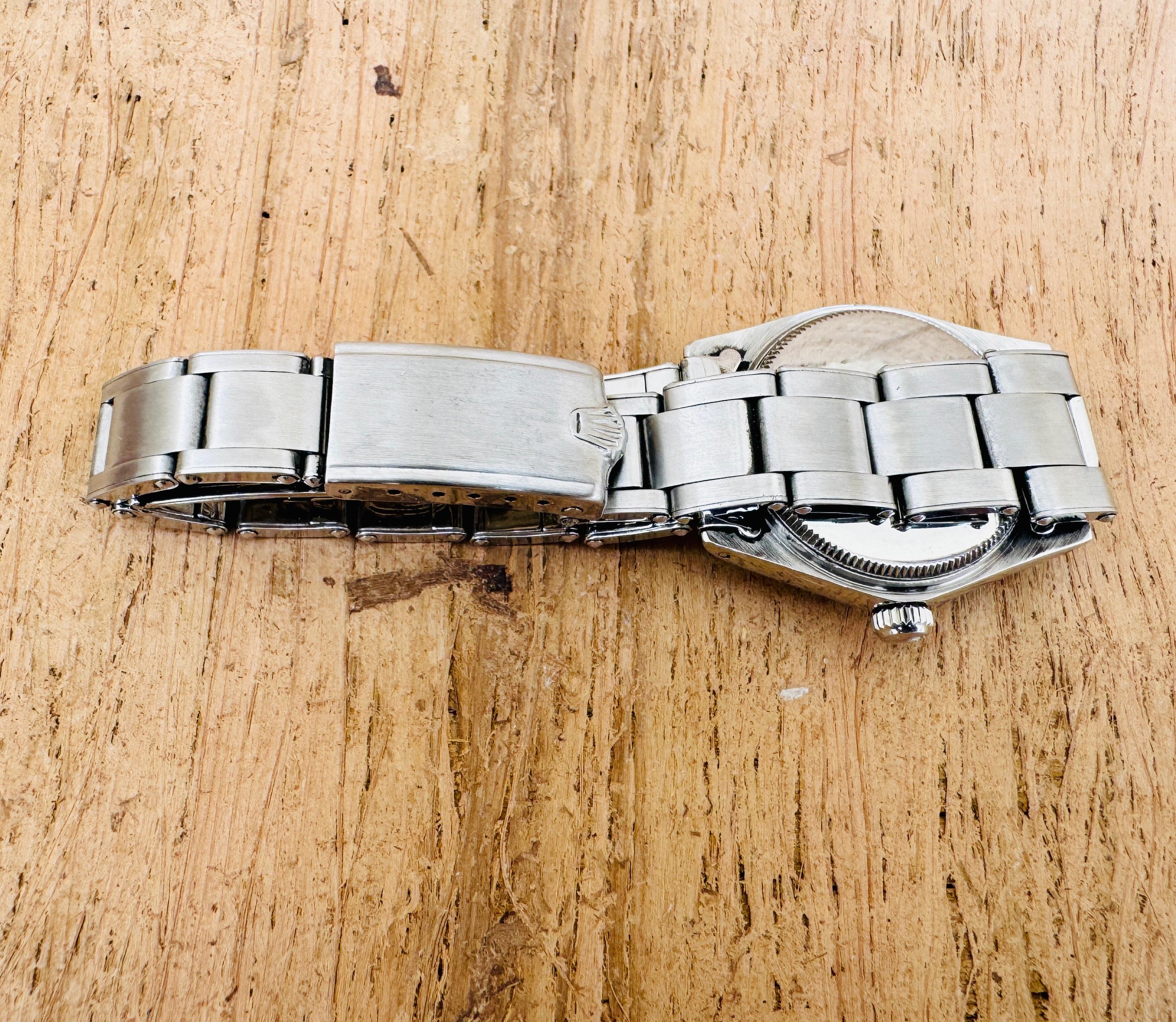 Rolex Oyster Perpetual 6549 Stainless Steel automatic watch For Sale 9