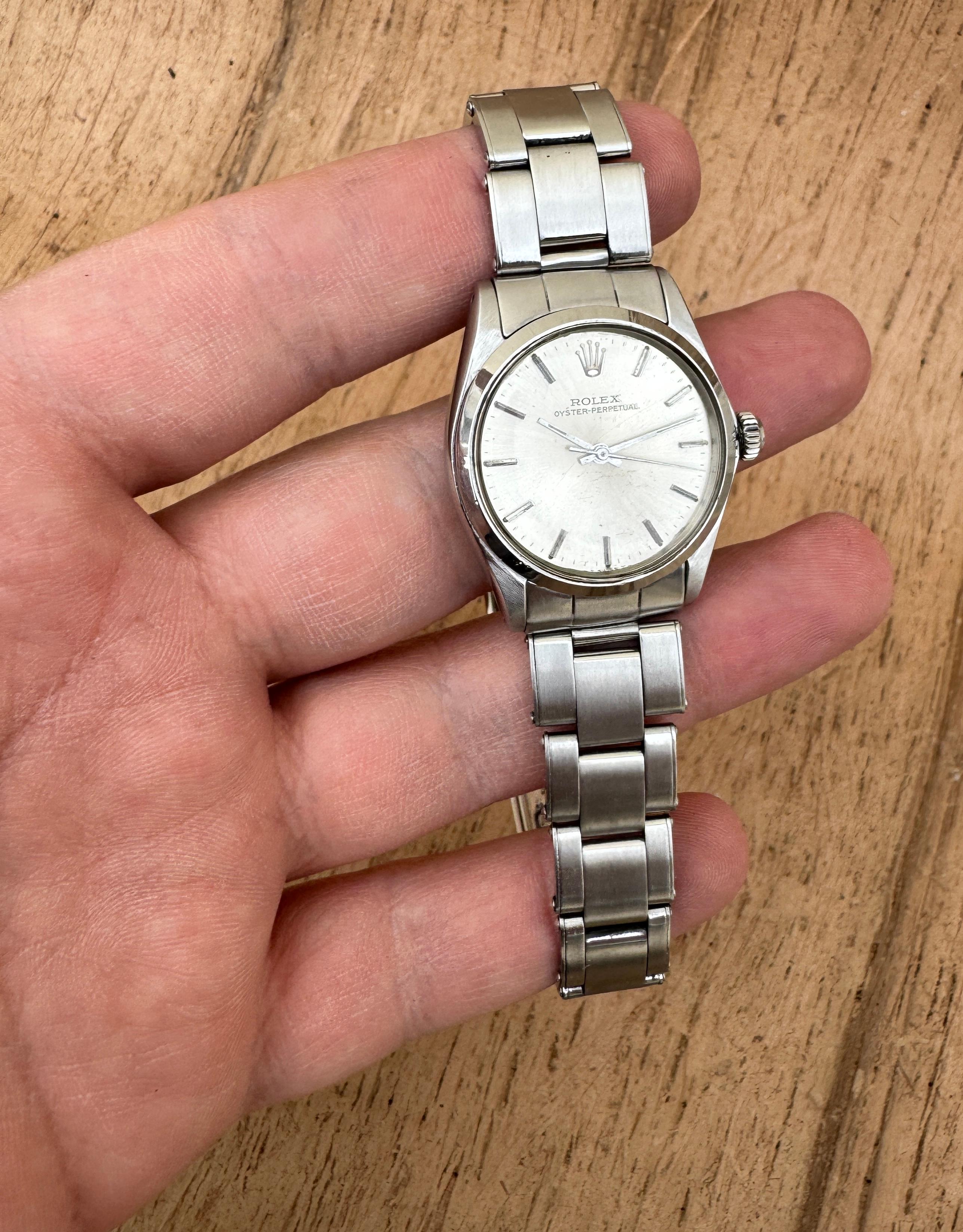 Rolex Oyster Perpetual 6549 Stainless Steel automatic watch For Sale 5