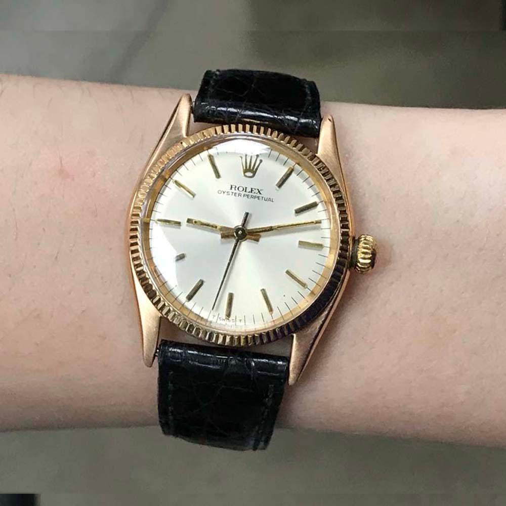 Rolex Oyster Perpetual 6551 In Excellent Condition In New York, NY