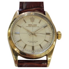 Rolex Oyster Perpetual 6564 34mm Mens Gold-Capped Vintage Automatic 1950s RA789