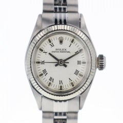 Rolex Oyster Perpetual 6619, White Dial, Certified and Warranty