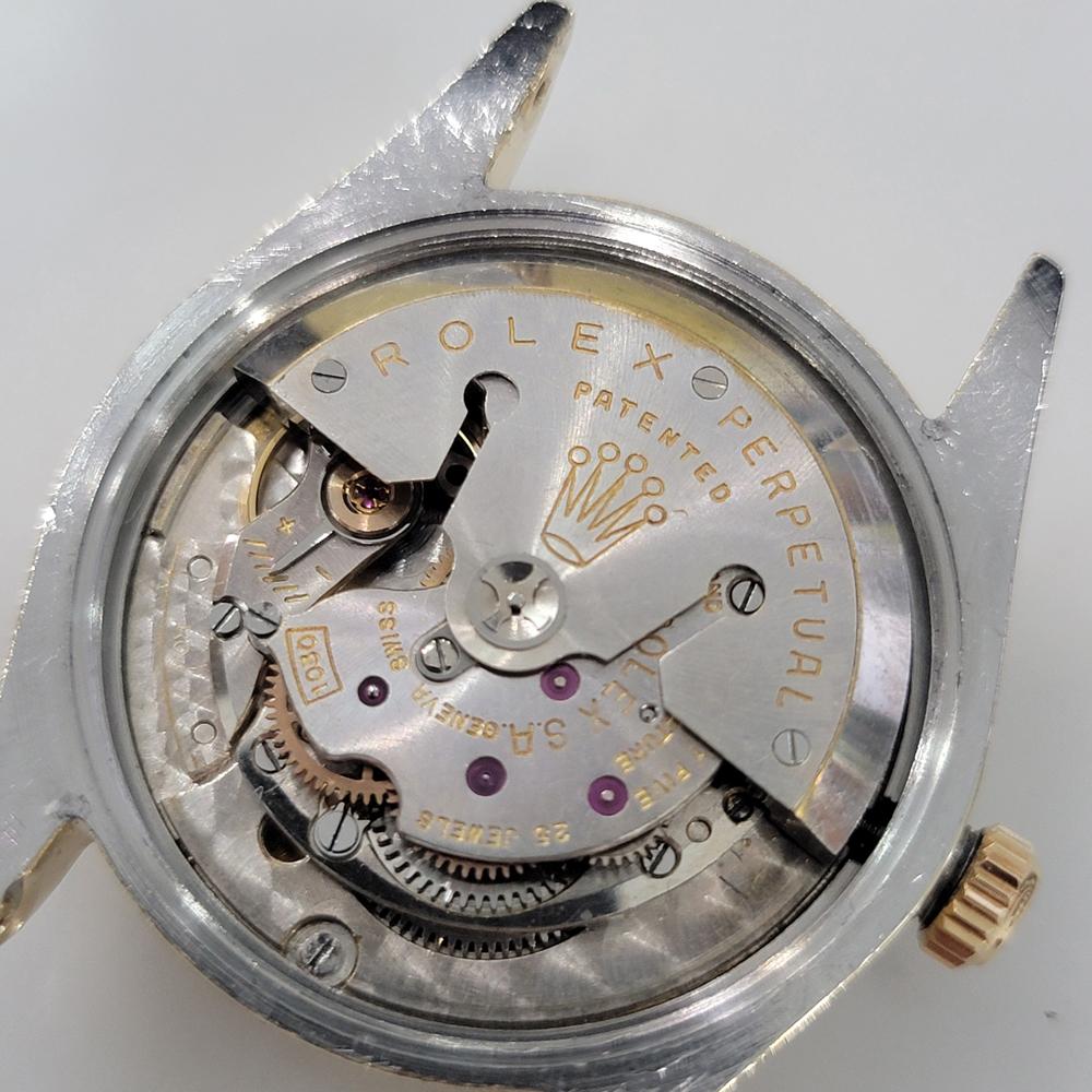 Rolex Oyster Perpetual 6634 34mm con cappuccio d'oro Uomo 1950 automatico CAP673 in vendita 8