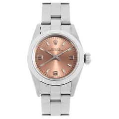 Rolex Oyster Perpetual 67180, Pink 369 Dial - Elegant Retro Ladies Watch U No.