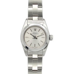 Rolex Oyster Perpetual 67180 with Silver Dial & Oyster Bracelet - Classic Watch