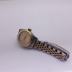 Rolex Oyster Perpetual 67193, Gold Dial, Certified and Warranty